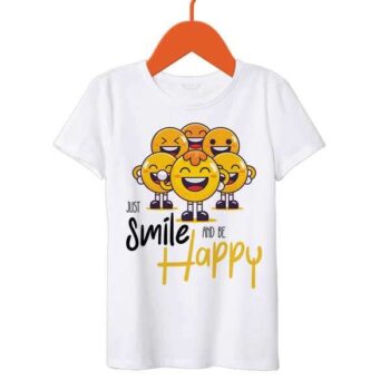 Personalized t-shirt white for women smile always 5