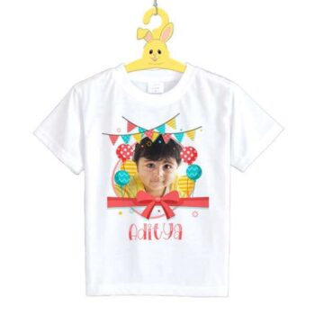 Personalized t-shirt white for Boy Birthday Design 5 5