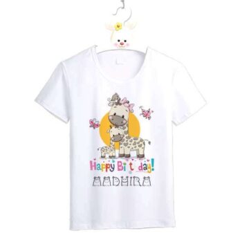 Personalized t-shirt white for Boy Birthday Design 1 2