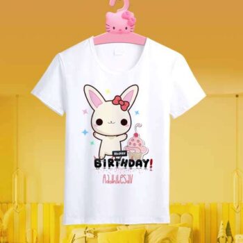 Personalized t-shirt white for Boy Birthday Design 2