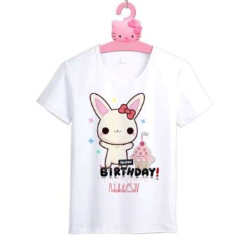 Personalized t-shirt white for Boy Birthday Design 2 2