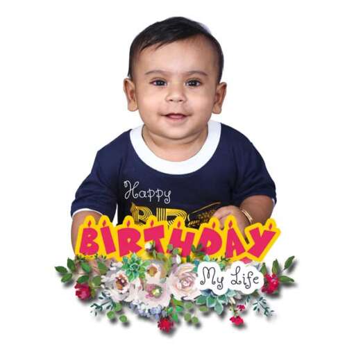 Personalized t-shirt white for Boy Birthday Design 3 - Image 2
