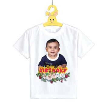 Personalized t-shirt white for Boy Birthday Design 3 5