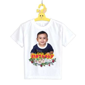 Personalized t-shirt white for Boy Birthday Design 3 2