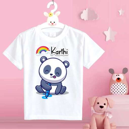 Personalized t-shirt white for Boy your name
