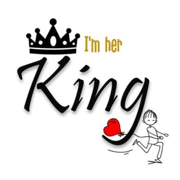 Personalized t-shirt white for Couple Queen King 2
