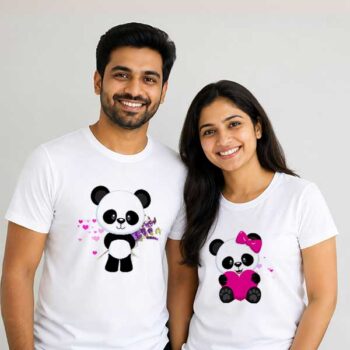 Personalized t-shirt white for Couple Love u always