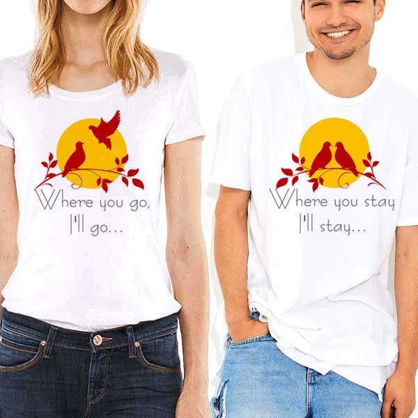Couple Plain T-Shirts 7