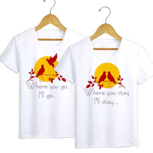 Personalized t-shirt white for Best Couple - Image 4