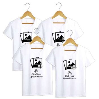 Personalized t-shirt white for Four design your own