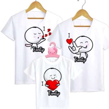 Personalized t-shirt white for Family Love 10