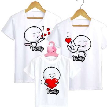 Personalized t-shirt white for Family Love 4