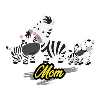 Personalized t-shirt white for Family Zabra 2