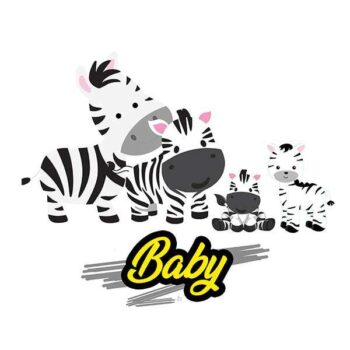 Personalized t-shirt white for Family Zabra 3
