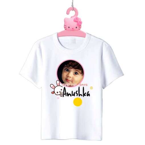 Personalized t-shirt white for Cute Girl | Mom & Dad Princess 3