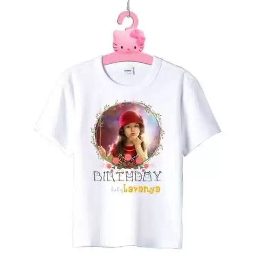 Personalized t-shirt white for girl Birthday | Super mom girl 3