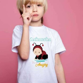 Personalized t-shirt white for Amazing girl