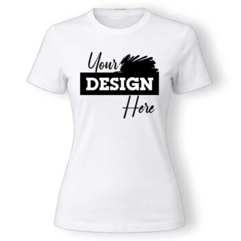 Personalized t-shirt white for women design your own
