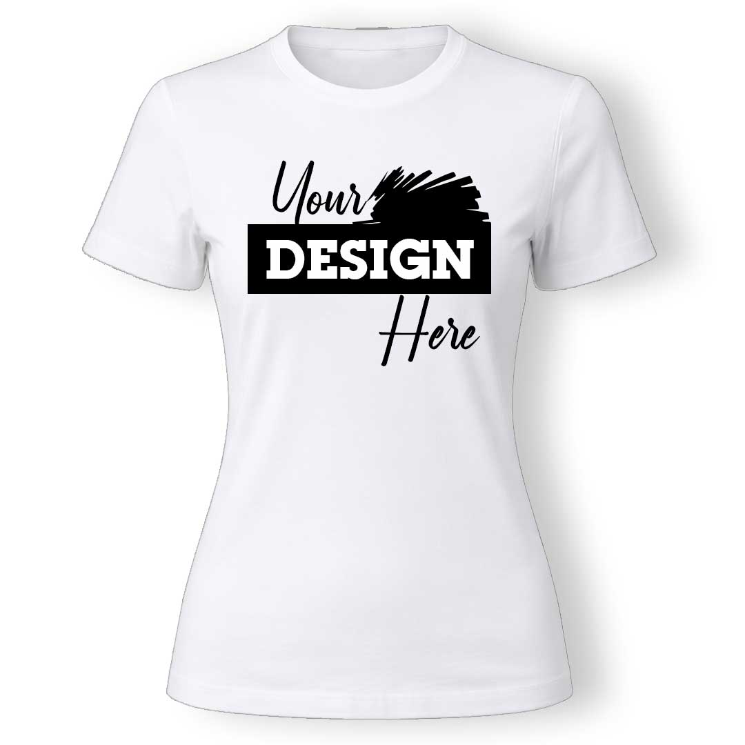 Personalized t-shirt white for women design your own