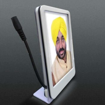 Personalized Car Dashboard 6 x 9 cm Single | CM Bhagwant Mann 6