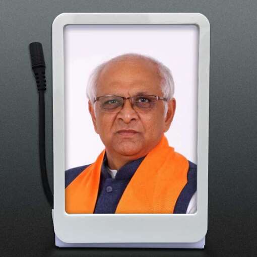Personalized Car Dashboard 6 x 9 cm Single | CM Bhupendra Patel 1
