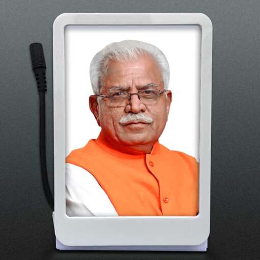 Personalized Car Dashboard 6 x 9 cm Single | CM Manohar Lal Khattar 1