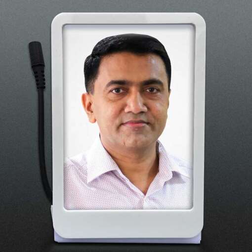 Personalized Car Dashboard 6 x 9 cm Single | CM Pramod Sawant 1