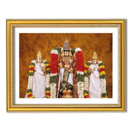 God Photo Frame 18 X 12 inch | Venakateshwara Perumal Photo frame Gifts | Photo Gifts 1