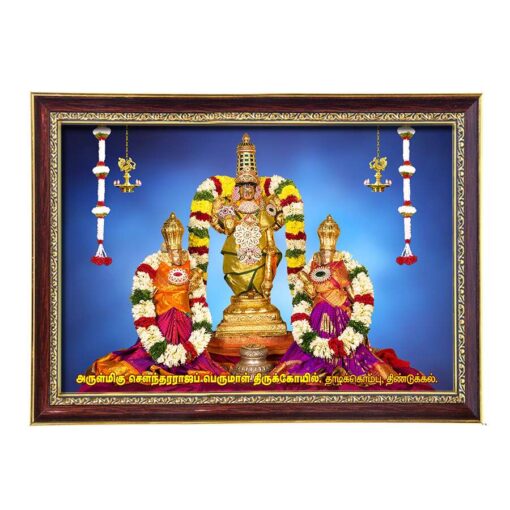 God Photo Frame 8 X 12 inch | Soundararaja Perumal Photo frame Gifts | Photo Gifts 1