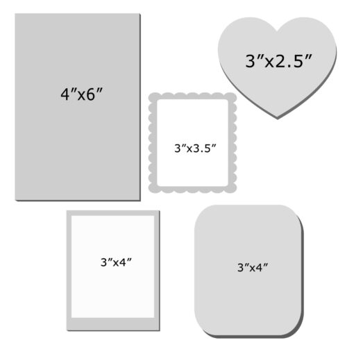 Unique Anniversary gifts | Personalized Photo Lamination (10x8 in) with Custom Fridge Magnets Qty 5 | Pack of 2 - Image 3