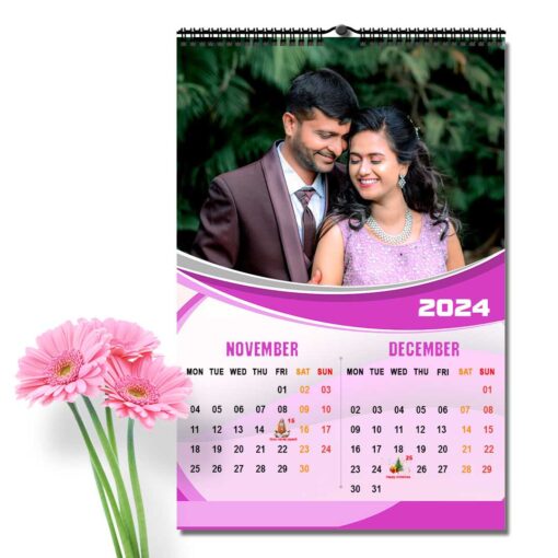 2024 Personalized Wall Calendar | 6 Pages Photo Calendar | 12×18 Inch Design1 7