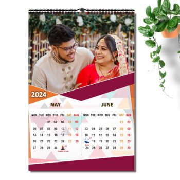 2024 Personalized Wall Calendar | 6 Pages Photo Calendar | 12×18 Inch Design 2 3