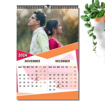 2024 Personalized Wall Calendar | 6 Pages Photo Calendar | 12×18 Inch Design 2 14