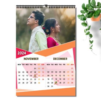 2024 Personalized Wall Calendar | 6 Pages Photo Calendar | 12×18 Inch Design 2 6