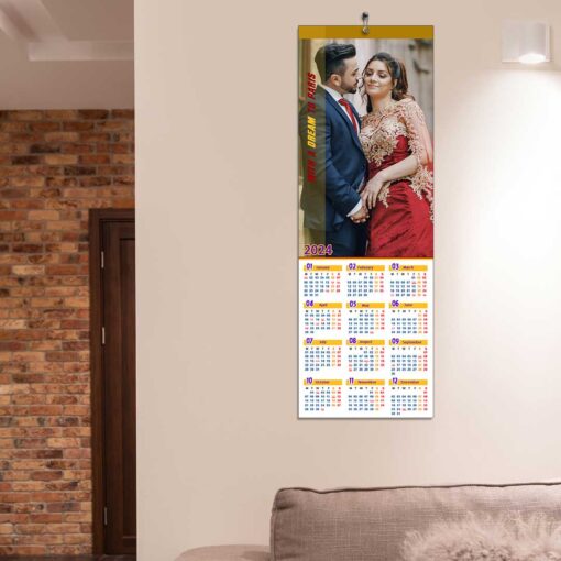 2024 Personalized Poster Calendar | Photo Calendar | 13×38 Inches Design 06 1