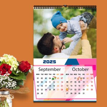 2025 Personalized Wall Calendar | 6 Pages Photo Calendar | 12×18 Inch Design 3 6