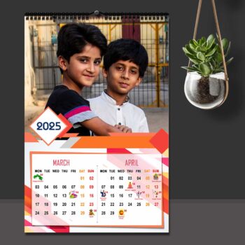 2025 Personalized Wall Calendar | 6 Pages Photo Calendar | 12×18 Inch Design 6 3