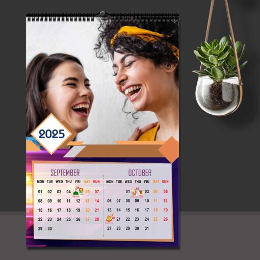 2025 Personalized Wall Calendar | 6 Pages Photo Calendar | 12×18 Inch Design 6 - Image 7
