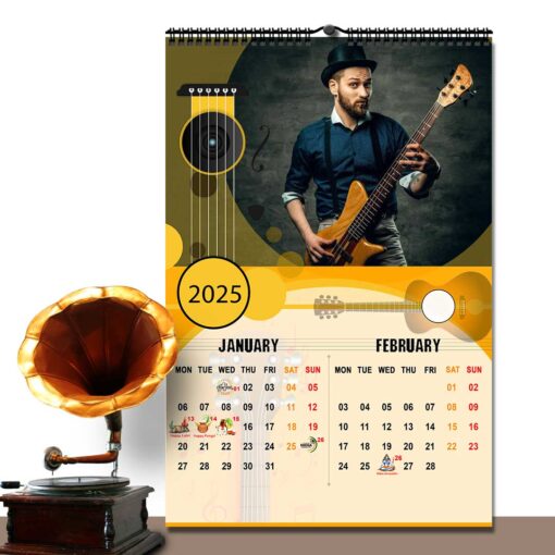 2025 Personalized Wall Calendar | 6 Pages Photo Calendar | 12×18 Inch Design 7