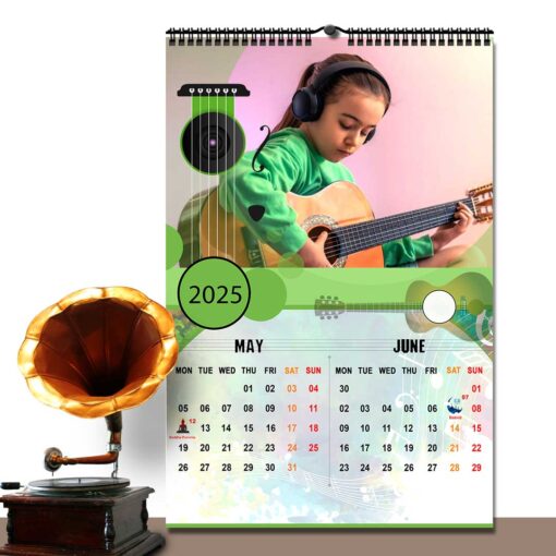 2025 Personalized Wall Calendar | 6 Pages Photo Calendar | 12×18 Inch Design 7 - Image 5