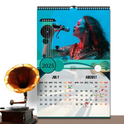 2025 Personalized Wall Calendar | 6 Pages Photo Calendar | 12×18 Inch Design 7 - Image 6
