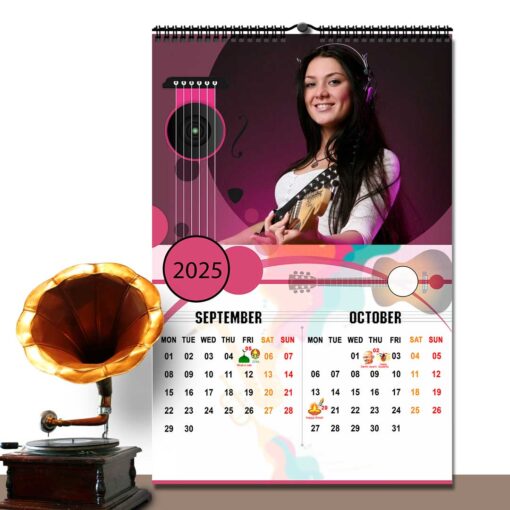 2025 Personalized Wall Calendar | 6 Pages Photo Calendar | 12×18 Inch Design 7 - Image 7