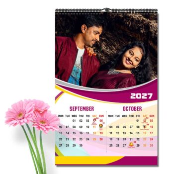 2027 Personalized Wall Calendar | 6 Pages Photo Calendar | 12×18 Inch Design1 - Image 6