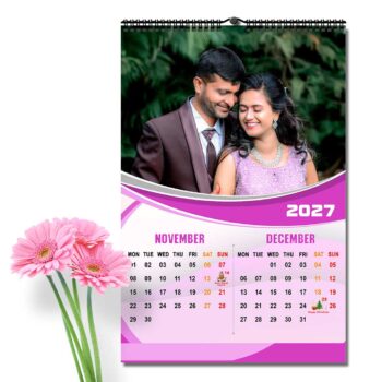 2027 Personalized Wall Calendar | 6 Pages Photo Calendar | 12×18 Inch Design1 - Image 7