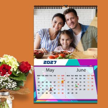 2027 Personalized Wall Calendar | 6 Pages Photo Calendar | 12×18 Inch Design 3 - Image 4