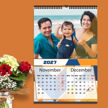 2027 Personalized Wall Calendar | 6 Pages Photo Calendar | 12×18 Inch Design 3 - Image 7