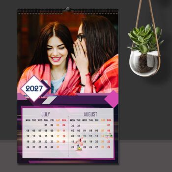 2027 Personalized Wall Calendar | 6 Pages Photo Calendar | 12×18 Inch Design 6 - Image 5