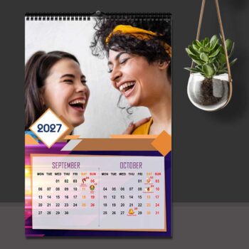 2027 Personalized Wall Calendar | 6 Pages Photo Calendar | 12×18 Inch Design 6 - Image 6