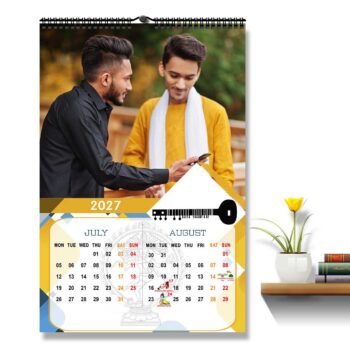 2027 Personalized Wall Calendar | 6 Pages Photo Calendar | 12×18 Inch Design 8 - Image 5