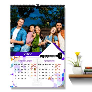 2027 Personalized Wall Calendar | 6 Pages Photo Calendar | 12×18 Inch Design 8 - Image 6
